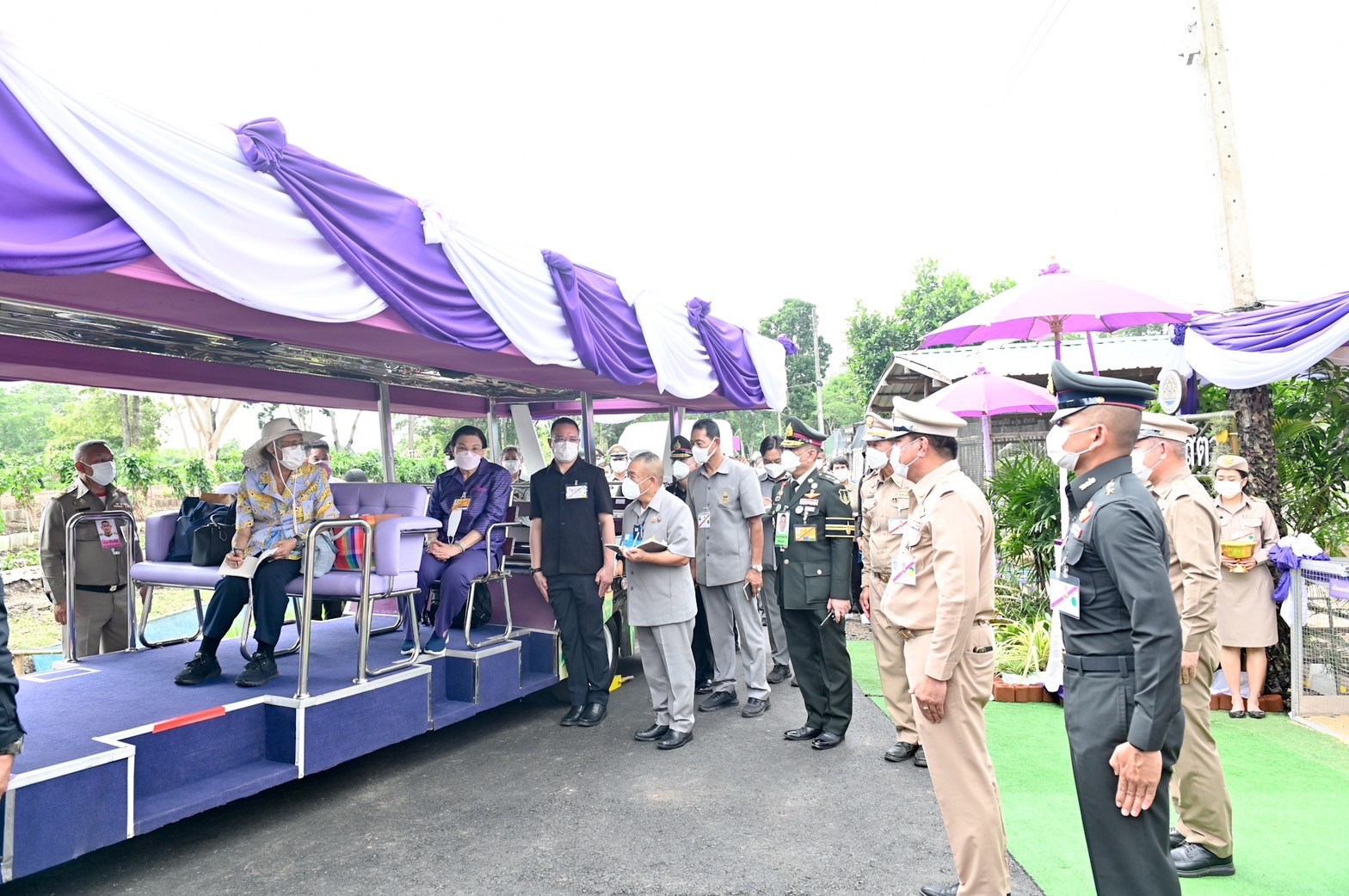 สมเด็จพระกนิษฐาธิราชเจ้า กรมสมเด็จพระเทพรัตนราชสุดา ฯ สยามบรมราชกุมารี  เสด็จพระราชดำเนินโครงการทหารพันธุ์ดี หน่วยเฉพาะกิจกรมทหารพรานที่ 26 จังหวัดบุรีรัมย์