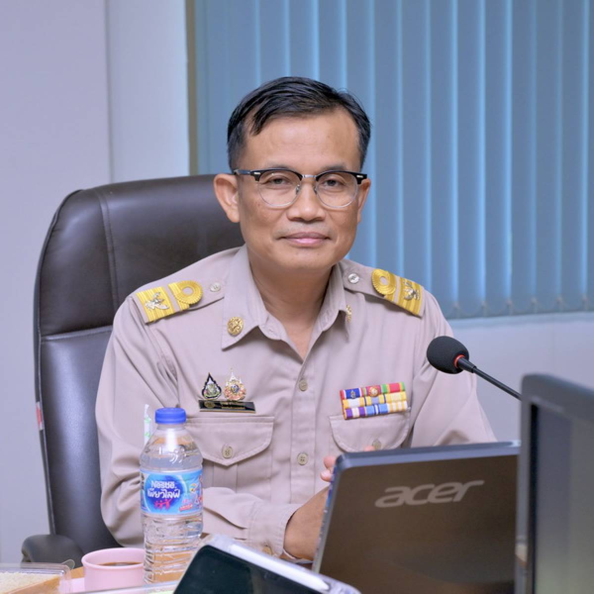 รอธ.อุดมฯ เป็นประธานการประชุมซ้อมแผนเฝ้าระวังและป้องกันโรคปากและเท้าเปื่อยซีโรไทป์ SAT1