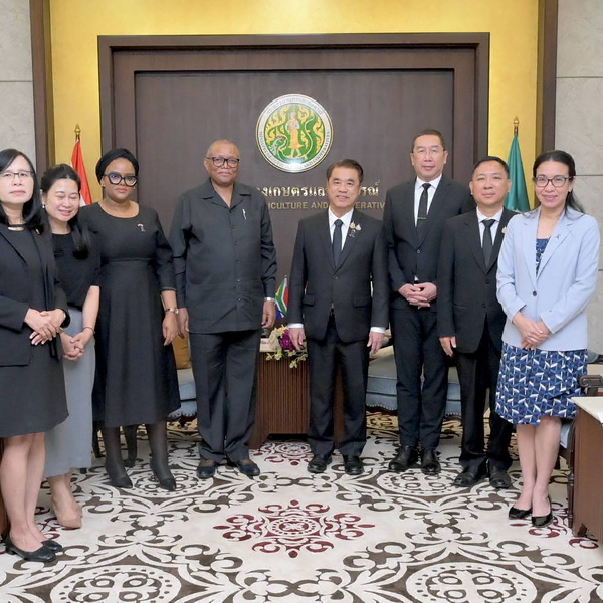 กรมปศุสัตว์ เข้าร่วมหารือฯ เอกอัครราชทูตสาธารณรัฐแอฟริกาใต้ประจำประเทศไทย เข้าเยี่ยมคารวะ รมว.เกษตรฯ และหารือความร่วมมือด้านการเกษตร