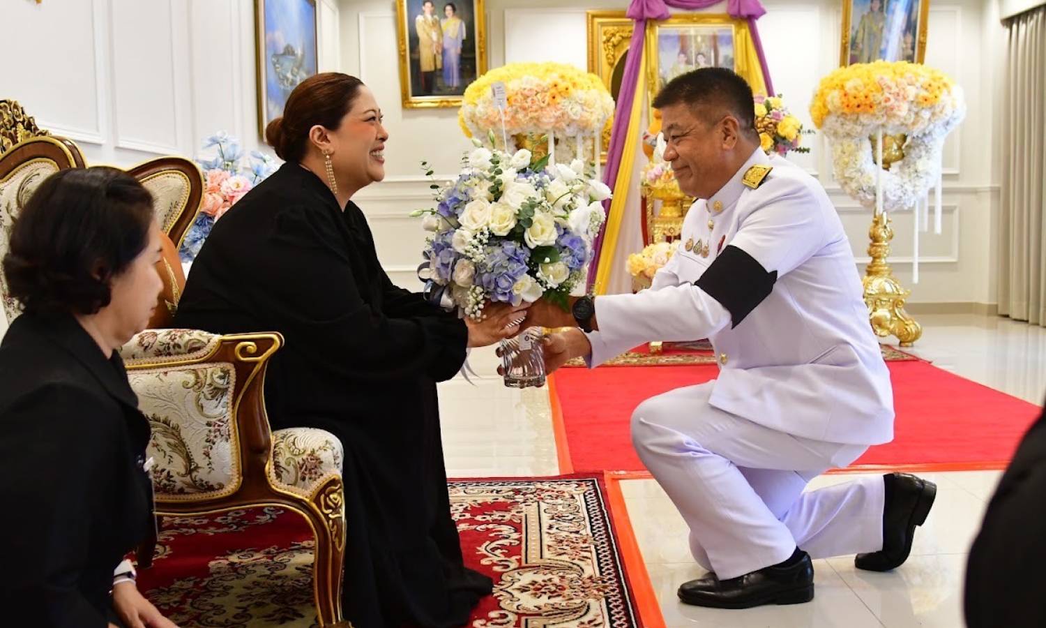 พระเจ้าวรวงศ์เธอ พระองค์เจ้าสิริภาจุฑาภรณ์ ประทานพระวโรกาสให้เข้าเฝ้าถวายพระพรและน้อมเกล้าฯ ถวายกระบือ เนื่องในโอกาสวันคล้ายวันประสูติ